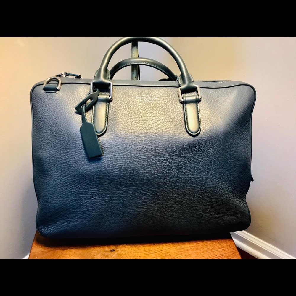 Smythson Burlington slim men’s briefcase